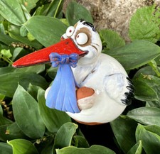 Storch baby blau geburt - blau,