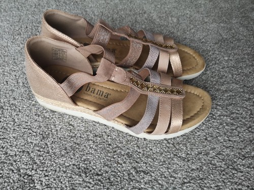 Sandalen bama flach - sandalen, 41