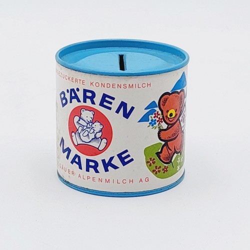 Vintage blechdose spardose - vintage,