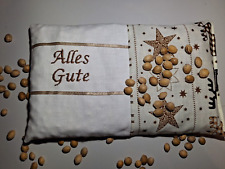 Kirschkernkissen Wärmekissen Körnerkissen Advent Geschenk Elche Sterne 23x13cm