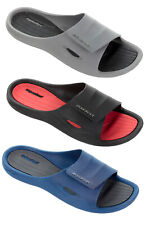 Aquafeel Badelatschen, Badeschuhe, Pantolette, Badeschlappen mit Klettverschluss