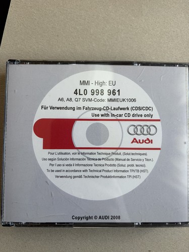 Audi mmi2g high update cds - mmi2g,