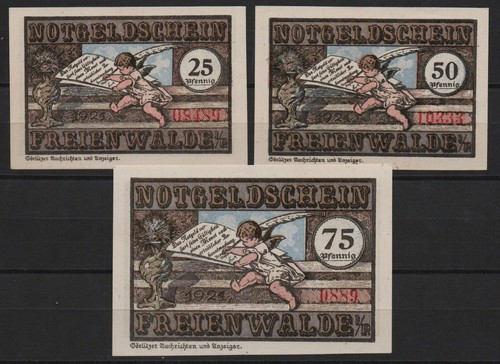 32769 3 x notgeld - -,