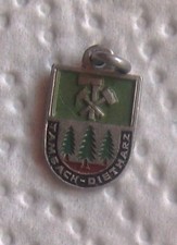 Metall Bettelarmband Wappen Anhänger - Tambach-Dietharz - Deutsches Reich !