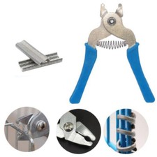 Wurstclipper + 1200 Clips Set Wurstklipper Clipper Handclipper Naturdarm BlauZX