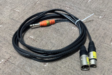 Insert-Kabel 2,8m 2x XLR auf 6,3mm Stereo-Klinke, schneller Versand