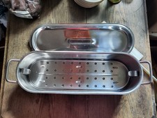 Fischpocher 45 cm Edelstahl
