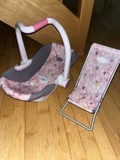 Baby Born MaxiCosi Babytrage Rosa Komfortsitz Babyschale Mit Liegestuhl