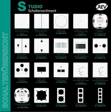 REV Studio weiß Schalter