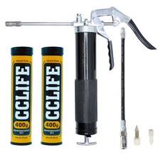 Profi Einhand Fettpresse 6000 PSI mit 2 x 400g Mehrzweckfett Handhebelpresse