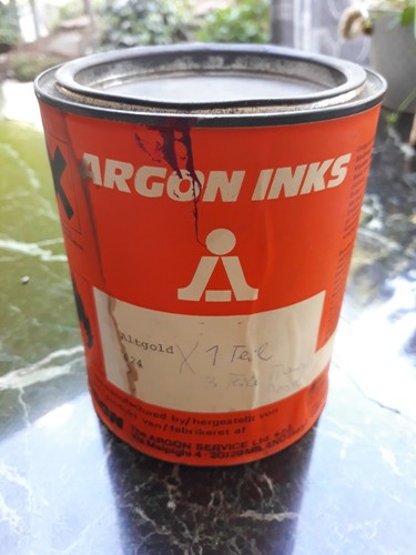Siebdruckfarbe altgold 624 - siebdruckfarbe,