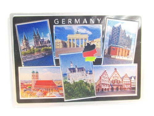 Germany souvenir magnet laser - germany,