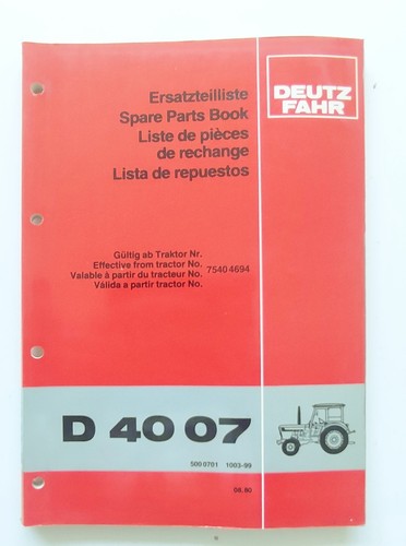 Deutz 4007 schlepper - deutz, d