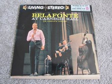 BELAFONTE AT CARNEGIE HALL Vinyl DLP 12" Living Stereo High Fidelity Recording