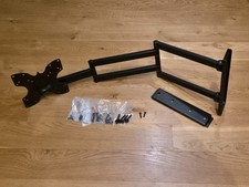 TV Wandhalterung schwenkbar 1,01 m lang schwarz Metall VESA