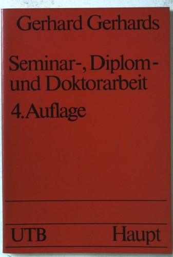 Seminar diplom und - diplom-,