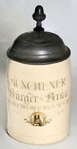 Seltene bierkrug bürger brau - bierkrug, bürger-brau