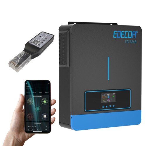 Edecoa hybrid solar inverter - solar,