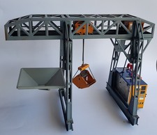 Biller 1800E Torkran  Kran Hafenkran 50er Jahre Blechspielzeug