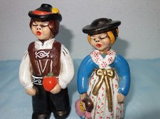 Lene Thun Trachtenpaar Junge und Mädchen m. Puppe Apfel Bozen Kinder Italien