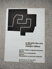 Chillida Plakat Originallitho 1972 78x56 cm maeght éditeur