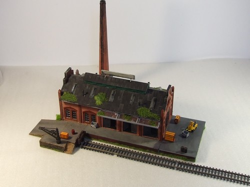 Lagerhalle mit rampe - h0,