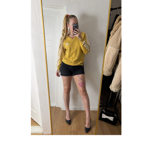 Adidas damen sweatshirt gelb - adidas,