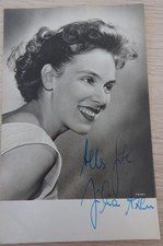Autogramm deutsche Schlager- und Chansonsängerin Julia Axen 1960er Jahre(123826)