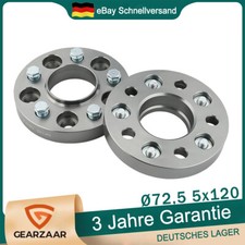 Spurplatten Spurverbreiterung Distanzscheibe Ø72,5 50mm // 2x25mm Für BMW 1