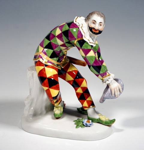Meissen figur komödiant - figur,
