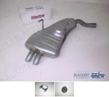 Klarius Auspuff Endtopf + Anbauteile für Rover 75 2.0 V6 + 2.5 V6 1999-2005