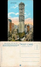 Postcard Manhattan-New York City Times Building, Hochhaus Skyscraper 1929
