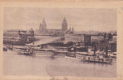 1916 deutsches reich mainz - ak,