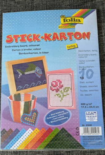 Bastelartikel/Stick-Karton