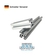 Alu Profil 30x30mm Nut 8 100–1000mm Aluminium Profil Zuschnitt Wunschlänge + Set