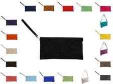 5x scarlet bag Umhängetasche Wildleder Handtasche Tasche Clutch NEU