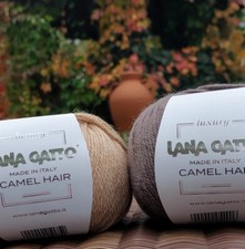 173€/kg LANA GATTO CAMEL HAIR 60% Merino extrafine, 40% Kamelhaar 125m / 50g