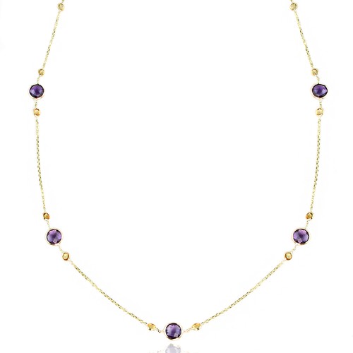 14k gelbgold halskette mit - halskette,