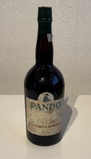 alte Flasche Pando fino Jerez London Sherry Williams & Humbert verschlossen 1l