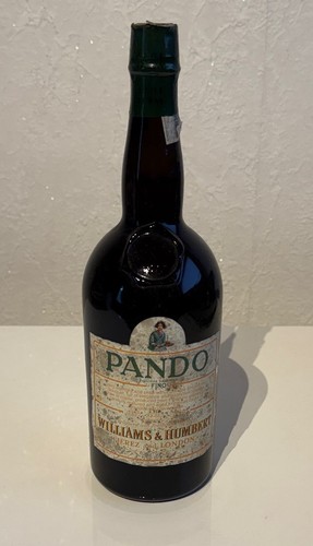 Alte flasche pando - pando, jerez