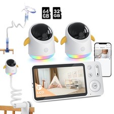 Babyphone mit 2 Kamera und App