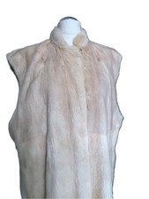 Nerz chasuble weiß - nerz,