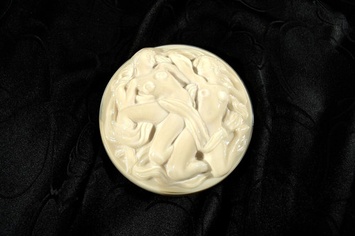 France art deco - art, milchglas