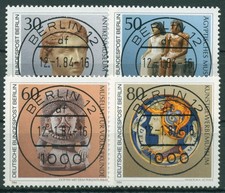 Berlin 1984 Kunstschätze Skulpturen 708/11 mit TOP-Stempel Berlin