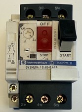 Telemecanique Motorschutzschalter / Leistungsschutzschalter 0,4A-0,63A / GV2ME04
