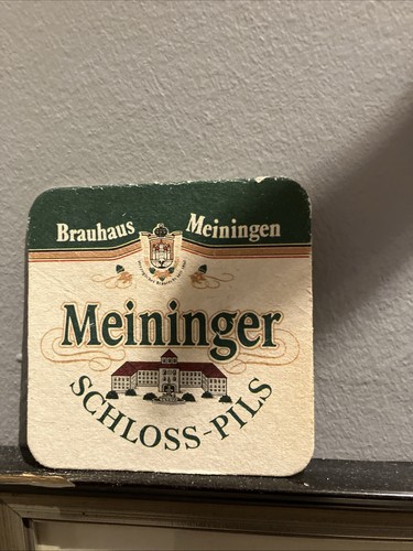 Bierdeckel meininger schloss - bierdeckel, meininger,