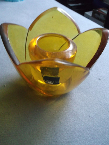 Teelichtglas blumenform von - teelichtglas,