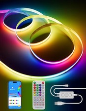 1m-3m LED Stripe RGB Leiste Streifen 5V USB COB Band Licht Leuchte Lichterkette