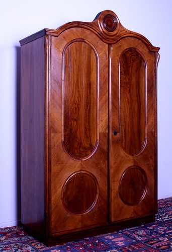 Antiker dielenschrank nussbaum - dielenschrank,
