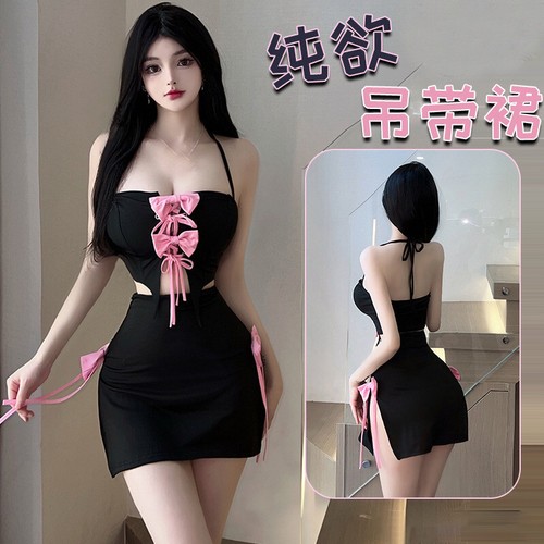 Sexy womens bow sleepwear - womens,